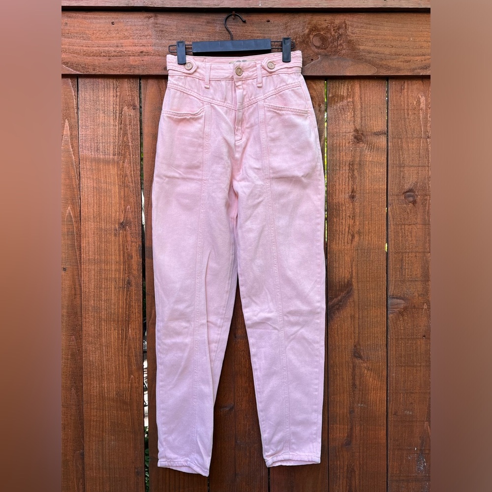 High waisted free people pants